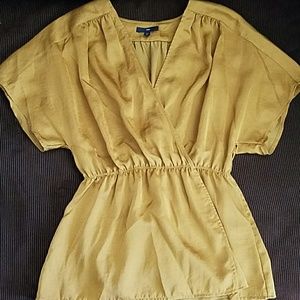 GAP Gold Wrap Top - Sz. XS